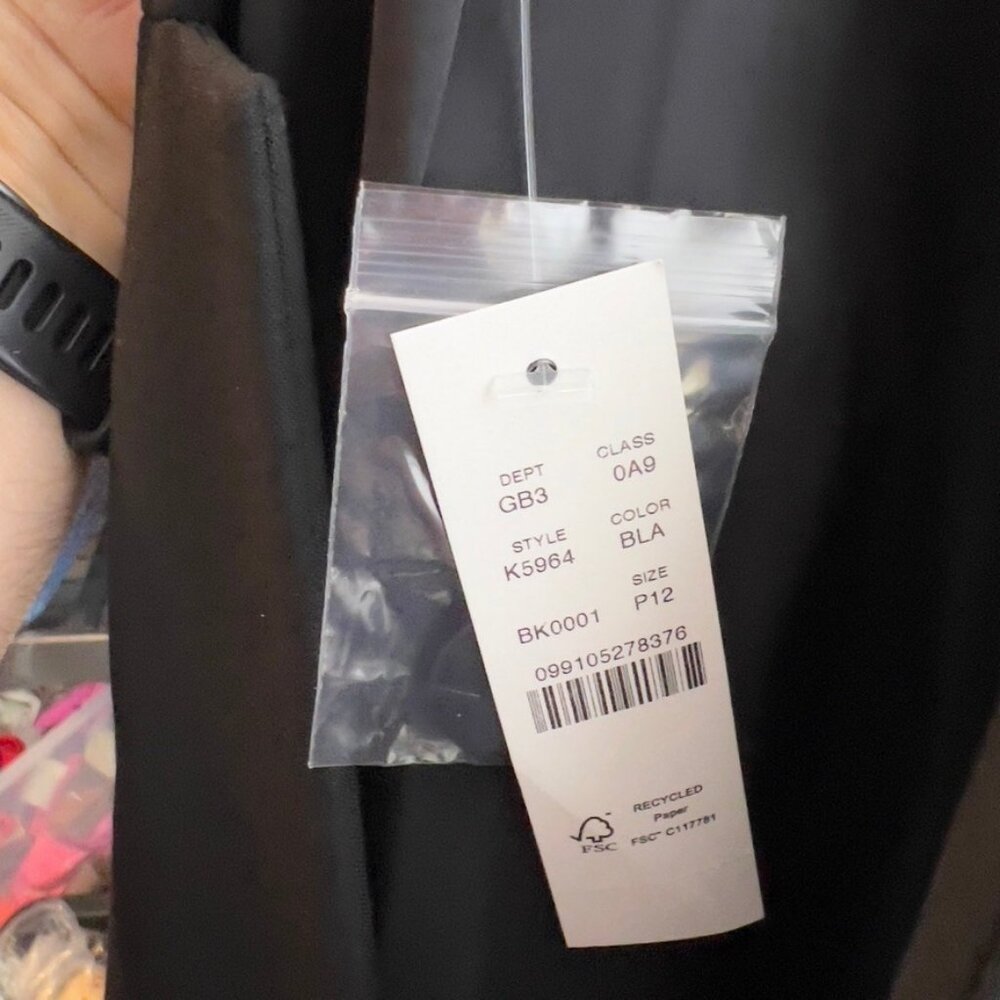 J.Crew $198 Petite Regent Blazer Four-Season Stretch Black Size 12P K5964 - Picture 11 of 11